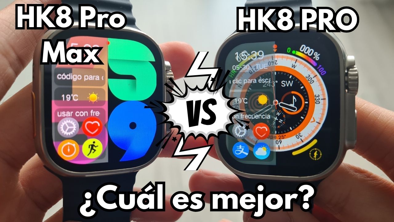 Comparativa entre el HK8 Pro Max y el HK8 Pro Ultra: Dos relojes inteligentes de alta gama que debes conocer