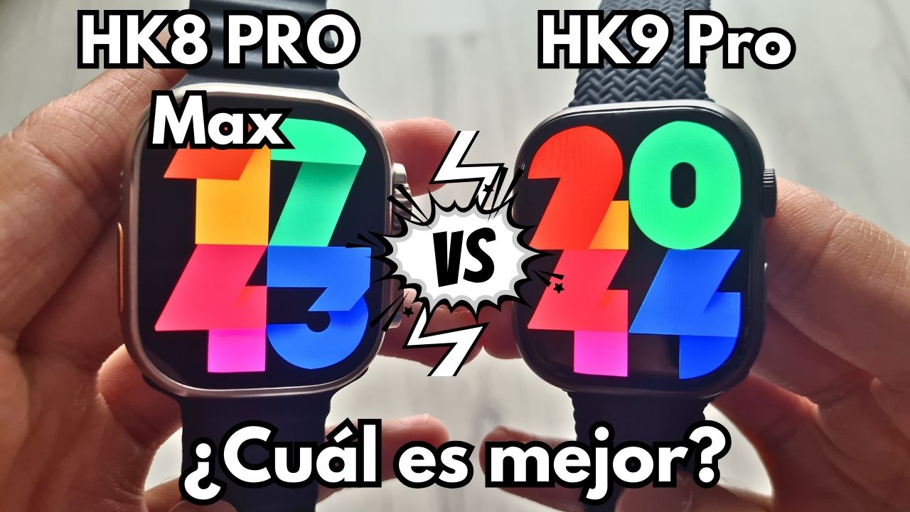 Comparativa entre el HK8 Pro Max y el HK9 Pro