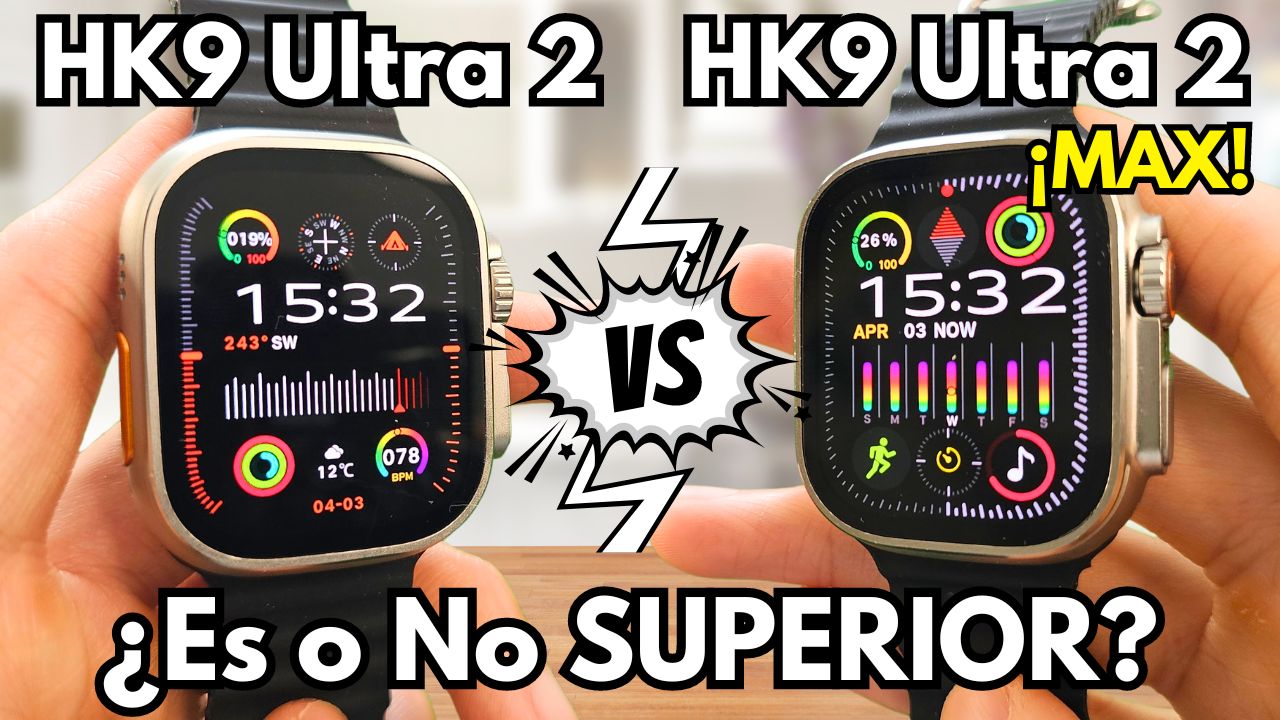 HK9 Ultra 2 Max vs HK9 Ultra 2: Comparativa COMPLETA