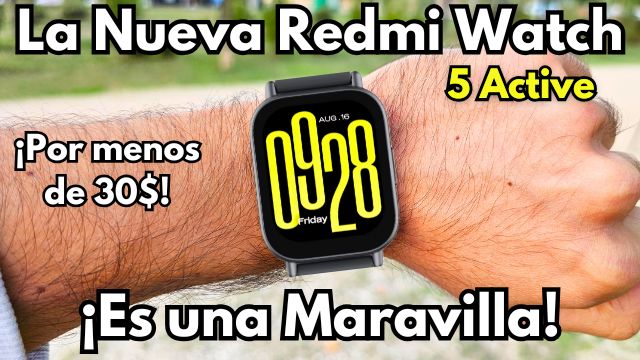 Xiaomi Redmi Watch 5 Active ¡El MEJOR Smartwatch por MENOS de $30! Review COMPLETA