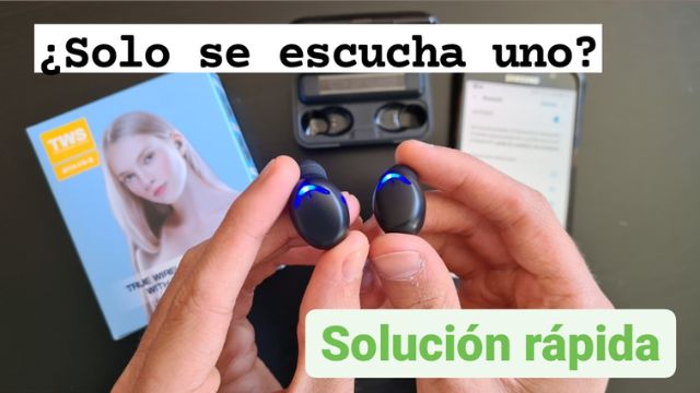 ¿Auriculares solo se escucha uno? Aquí la SOLUCIÓN