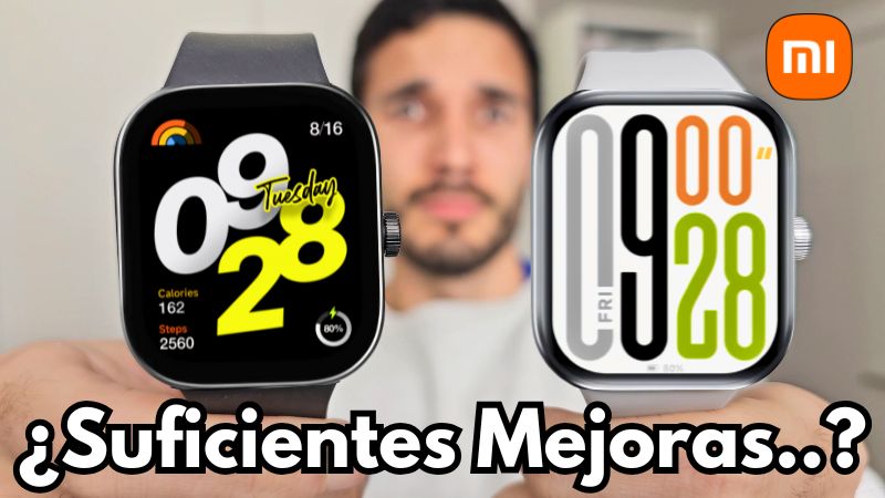 Xiaomi Redmi Watch 5 vs Redmi Watch 4​ ¡Comparativa COMPLETA!