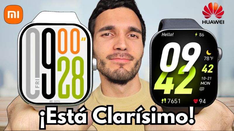 XIAOMI REDMI WATCH 5 vs HUAWEI WATCH FIT 3 ¿Cuál es MEJOR Compra?