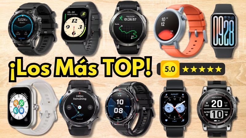Mejores Smartwatch con GPS Baratos ¡Por MENOS de 50 Euros!