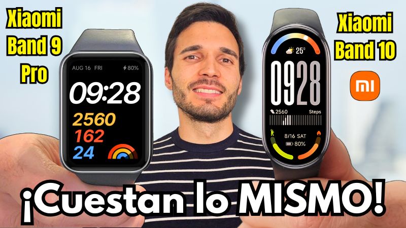 Xiaomi BAND 10 vs Xiaomi BAND 9 Pro ¡Cuestan lo MISMO y una es MEJOR!